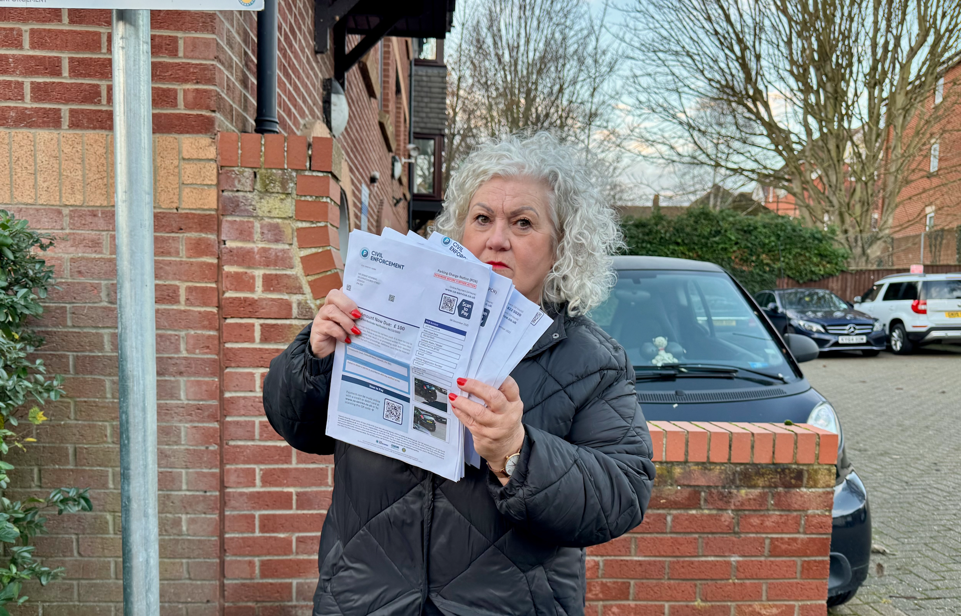 Denise Downing and the many PCNs and enforcement letters she's received from Civil Enforcement